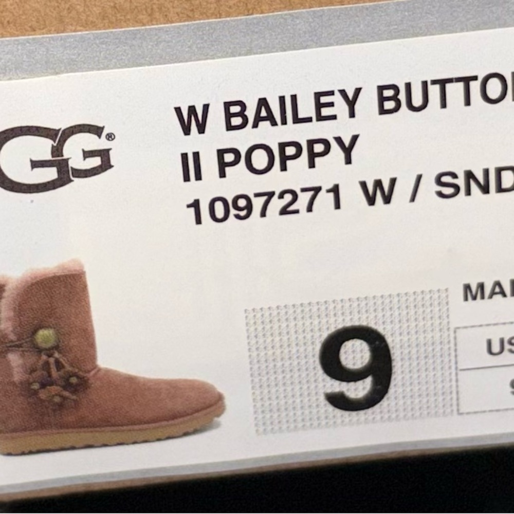UGG Bailey Button II Poppy Boots